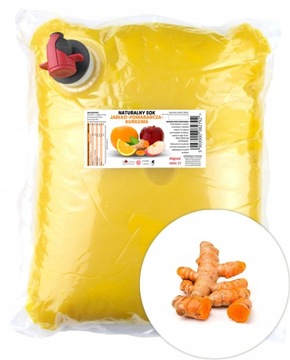 Sok Jabłkowo-Pomarańczowy z Kurkumą 3l