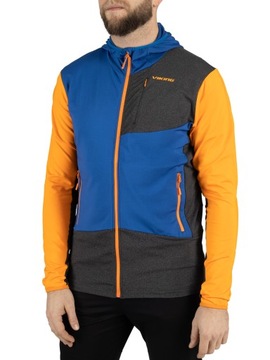 BLUZA MĘSKA Z KAPTUREM ROZPINANA SOFTSHELL VIKING