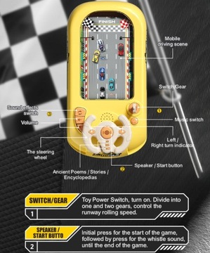 ГОНОЧНАЯ ИГРА ИНТЕРАКТИВНЫЙ ГОВОРЯЩИЙ СИМУЛЯТОР ВОЖДЕНИЯ НА РУЛЕ