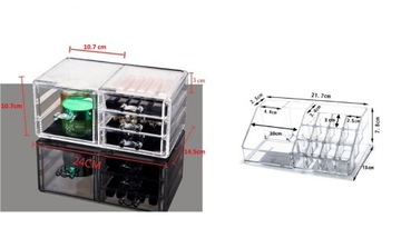 БОЛЬШАЯ КОРОБКА-ОРГАНИЗАТОР ДЛЯ КОСМЕТИКИ И ЮВЕЛИРНЫХ ИЗДЕЛИЙ