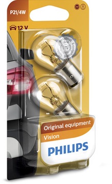 ŻARÓWKA P21/4W PHILIPS VISION- 2SZT. KPL.