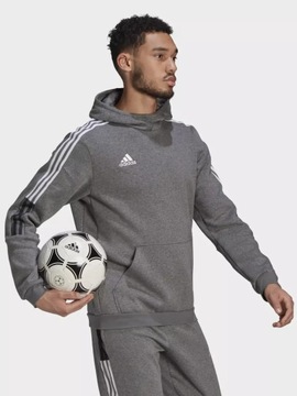 BLUZA MĘSKA ADIDAS SPORTOWA Z KAPTUREM TRENINGOWA BAWEŁNA GP8805