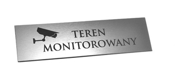 TEREN MONITOROWANY TABLICZKA, PIKTOGRAM EXTRA!