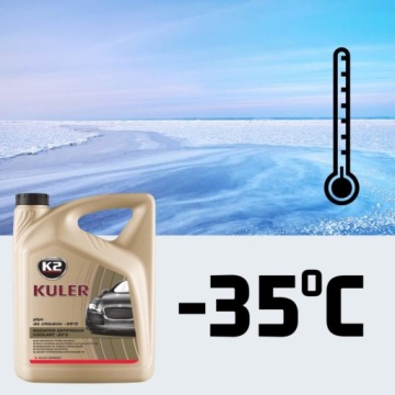 K2 KULER RED -35C ГОТОВАЯ РАДИАТОРНАЯ ЖИДКОСТЬ 1Л