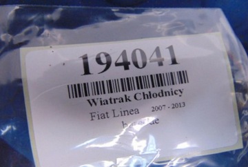 FIAT LINEA I VĚTRÁK CHLADIČŮ