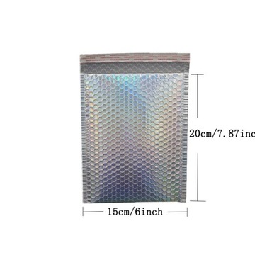 Styl tęczy 15x20 cm Lot Rose Gold plastikowe koper