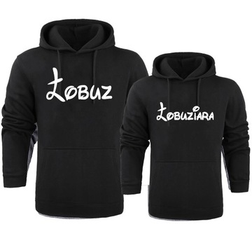BLUZY DLA PAR BLUZA DLA PAR ŁOBUZ I ŁOBUZIARA L