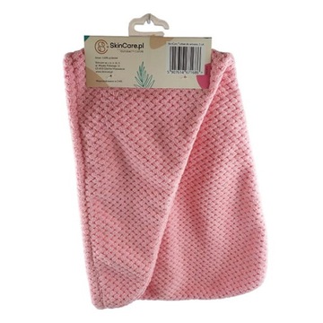 Skincare 1Szt Turban D/Włosów Pink /686