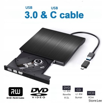 Внешний DVD-привод, портативный USB 3.0