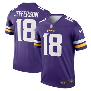 Męska koszulka Justin Jefferson w kolorze fioletowym Minnesota Vikings Legend, 3XL