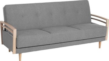 Rozkładana sofa Max Winzer Joost, lite drewno buk