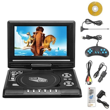 ПОРТАТИВНЫЙ DVD-ПЛЕЕР ИГРОВАЯ КОНСОЛЬ USB/SD