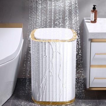 Автоматическая интеллектуальная мусорная корзина с датчиком и элегантной крышкой