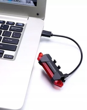 МОЩНЫЙ СВЕТОДИОДНЫЙ ЗАДНИЙ ВЕЛОСИПЕДНЫЙ ФОНАРЬ USB 15H iLIGHT PRO