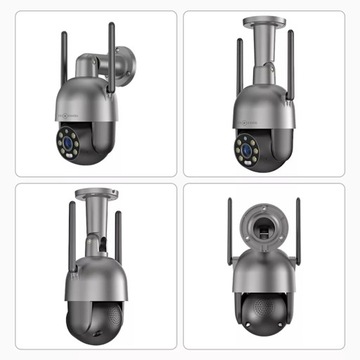 ВРАЩАЮЩАЯСЯ IP-КАМЕРА НА УЛИЦЕ С Wi-Fi, 8 МП, 8 МП, БЕСПРОВОДНАЯ С ЗУМОМ ULTRA HD, 4K