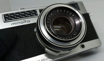 Minolta MINOLTINA S 1:1.8 Rokkor - дальномерная камера QF, функциональная, уникальная