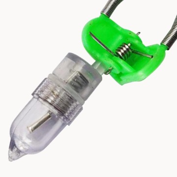 10 шт светодиодный двойной колокольчик для ночной рыбалки, сигнализация поклевки