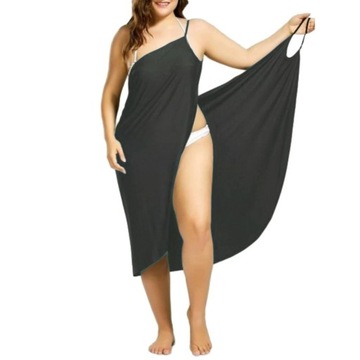 SUKIENKA LETNIA DAMSKA PLAZOWA MIDI PAREO NARZUTA, 5XL