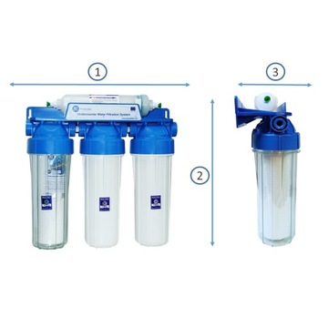 FP3-HJ-K1 АКВАФИЛЬТР ПОД РАКОВИНОЙ ФИЛЬТР ДЛЯ ВОДЫ KDF