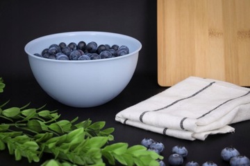 ПЛАСТИКОВАЯ ЧАШКА, синяя кухонная, 0,75л, идеальна для фруктовых закусок