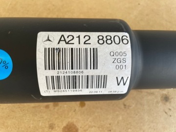 HŘÍDEL HNACÍ A2124108806 MERCEDES W218 W212 4MATIC