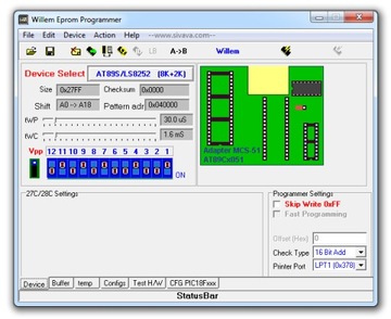 Adapter MCS-51 & AVR Board DIP20/40 UFP 6.03 std