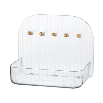 Органайзер для макияжа с 5 крючками Balm Perfume Lipstick Vanity White