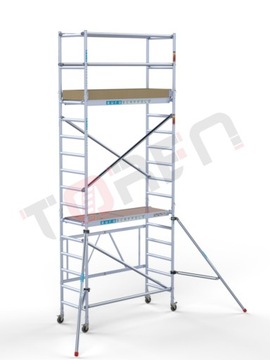 Rusztowanie Przegubowe aluminiowe jezdne Euroscaffold CT26 wys. rob 5,7m