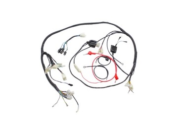 Электромонтаж скутера GY6 139QMB на колесах 12 дюймов, большой скутер объемом 50 куб.см.