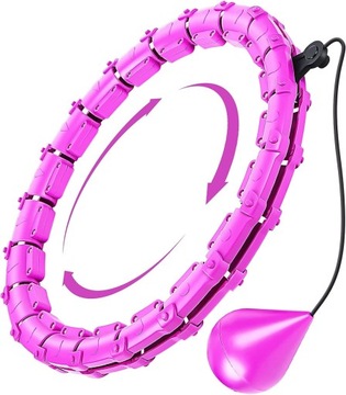 Hula hop z wypustkami cozviao 132 cm fioletowy