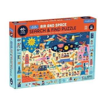 Mudpuppy Puzzle Muzeum Lotnictwa i Kosmosu 64el 4+