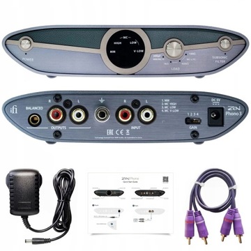 IFI AUDIO ZEN PHONO V3 PRZEDWZMACNIACZ GRAMOFONOWY MM / MC SUBSONIC NOWOŚĆ