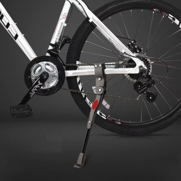 ПОДНОЖКА ДЛЯ ВЕЛОСИПЕДА С БОКОВОЙ РЕГУЛИРОВКОЙ, АЛЮМИНИЙ