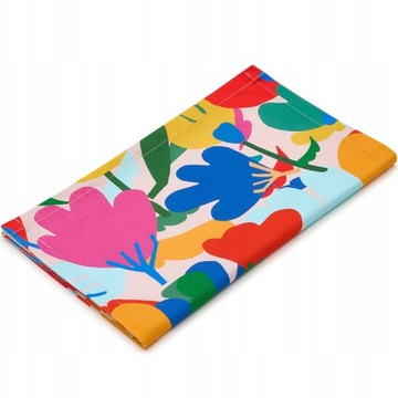 BIEŻNIK OBRUS NA STÓŁ 40X140CM KOLOROWE KWIATY GŁADKI |RÓŻNE KOLORY| MUMLA