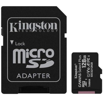 Карта памяти MicroSD Canvas Select Plus емкостью 128 ГБ