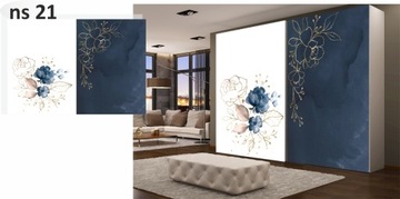 Дверная наклейка гардеробной мебель шпон до размера