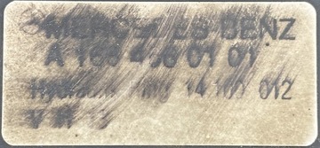 MERCEDES A TŘÍDA W 168 ČERPADLO SERVA