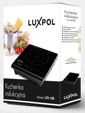 PŁYTA INDUKCYJNA JEDNOPOLOWA KUCHENKA PRZENOŚNA TURYSTYCZNA