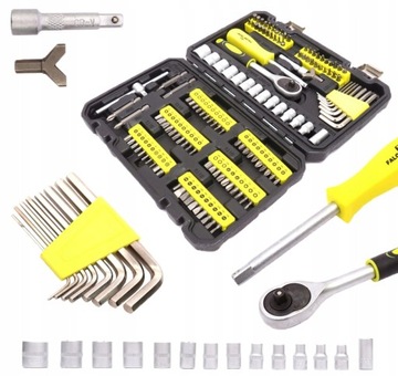НАБОР БИТ НАСАДКИ TORX С ТРЕЩОТКОЙ 130 ШТ.