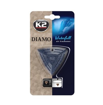 K2 DIAMO ZAPACH SAMOCHODOWY WODOSPAD ŚWIEŻY