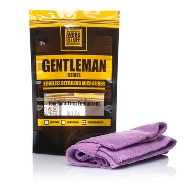 WORK STUFF GENTLEMAN Basic mikrofibra 40x40 uniwersalna PURPLE bezszwowa