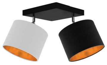 LAMPA WISZĄCA PLAFON ŻYRANDOL ABAŻUR MIRROR LED