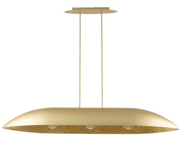 SIGMA Nowoczesna lampa LED Gondola L złoty LED