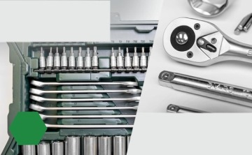 BRÜDER MANNESMANN НАБОР ТОРЦЕВЫХ КЛЮЧЕЙ 215EL. M98430 ТРЕЩОТКИ КЕЙС