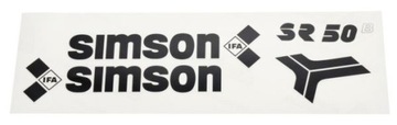 Naklejki Simson SR50 komplet czarne