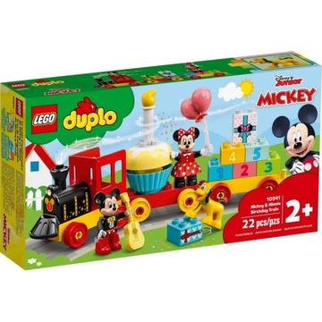 LEGO Duplo 10941 Urodzinowy pociąg myszek Miki i M