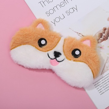 Cartoon cute anime uniwersalna maska do oczu dla mężczyzn i kobiet