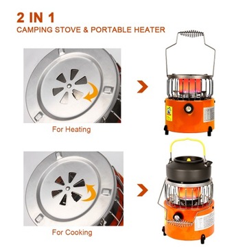 Przenośny grzejnik 2000W Kemping Warmer Piec grzewczy