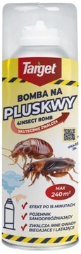 TARGET BOMBA NA PLUSKWY OWADY BIEGAJĄCE PRUSAKI KARALUCHY RYBIKI 400ML