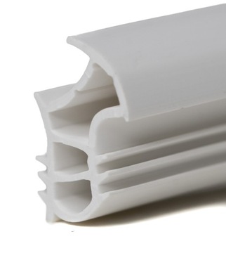 USZCZELKA DO DRZWI METALOWYCH OŚCIEŻNICA STALOWA GERDA KMT ITD BIAŁA 6 mb !